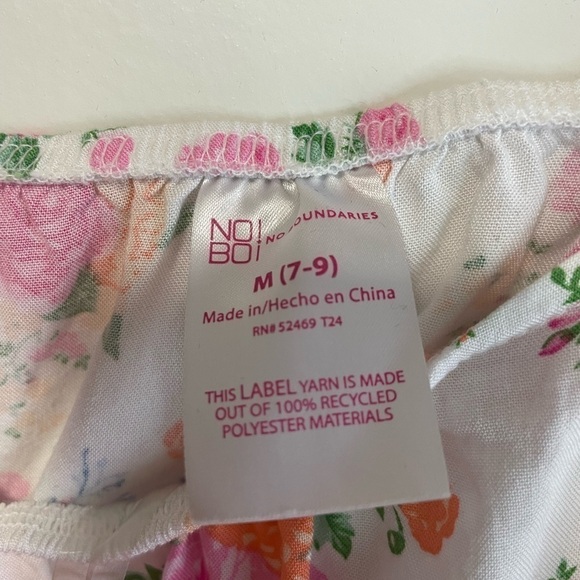 2pc - No Boundaries' Floral Button  Front Shirt with Bralette - Picture 11 of 13